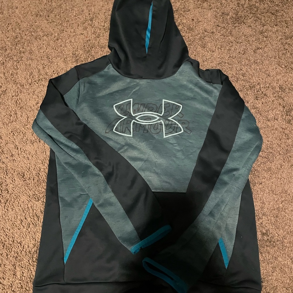 Under Armour Black and Blue Athletic Hoodie